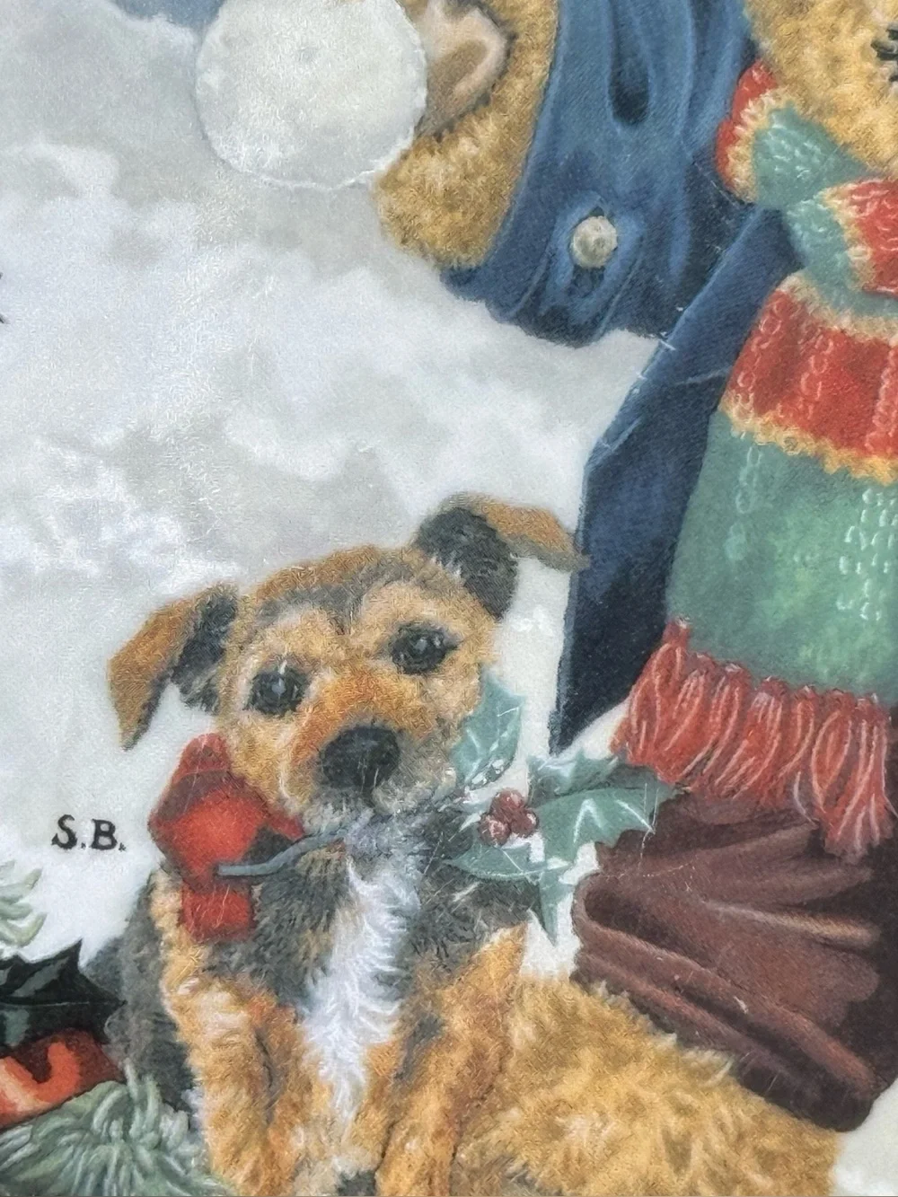 Franklin Mint Teddy’s Winter Fun Limited Edition Porcelain Collector Plate